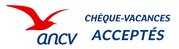 Chèques vacances ANCV acceptés